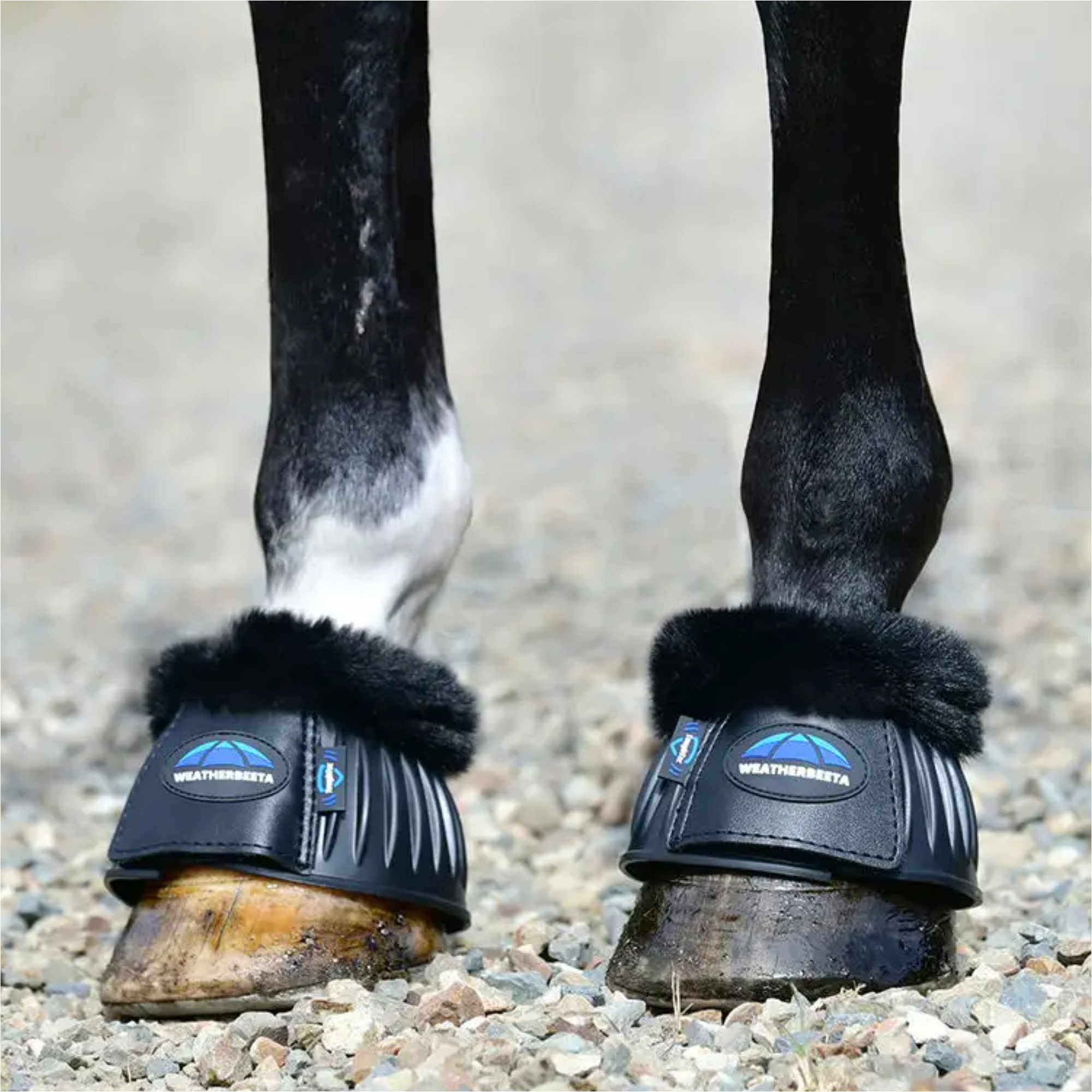 2025 WeatherBeeta Tough-Tec Prime Fleece Trim Rubber Bell Boots 1027523 - Black / Black